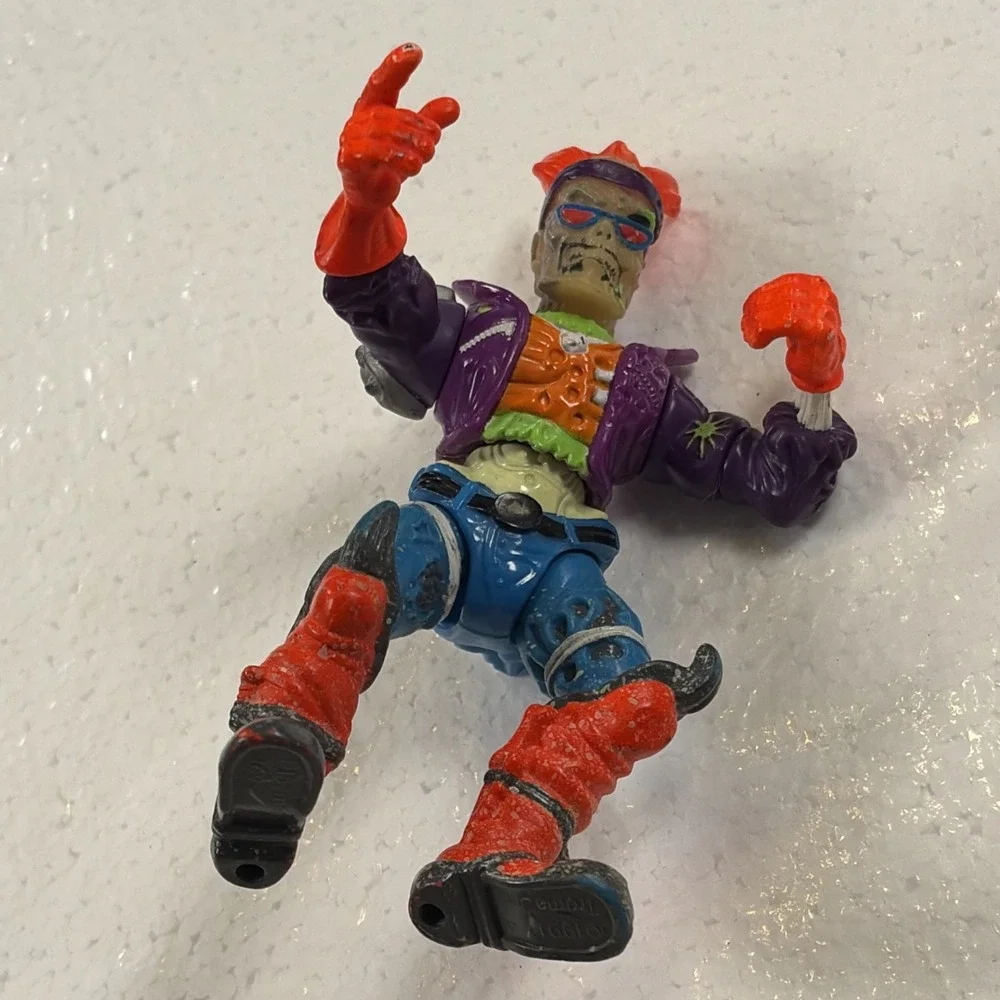 Vintage 1991 Toxic Crusaders BONEHEAD Action Figure Playmates Toys Troma